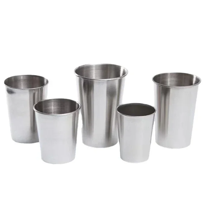 Wine Beer Brand - Taza de Metal de acero inoxidable