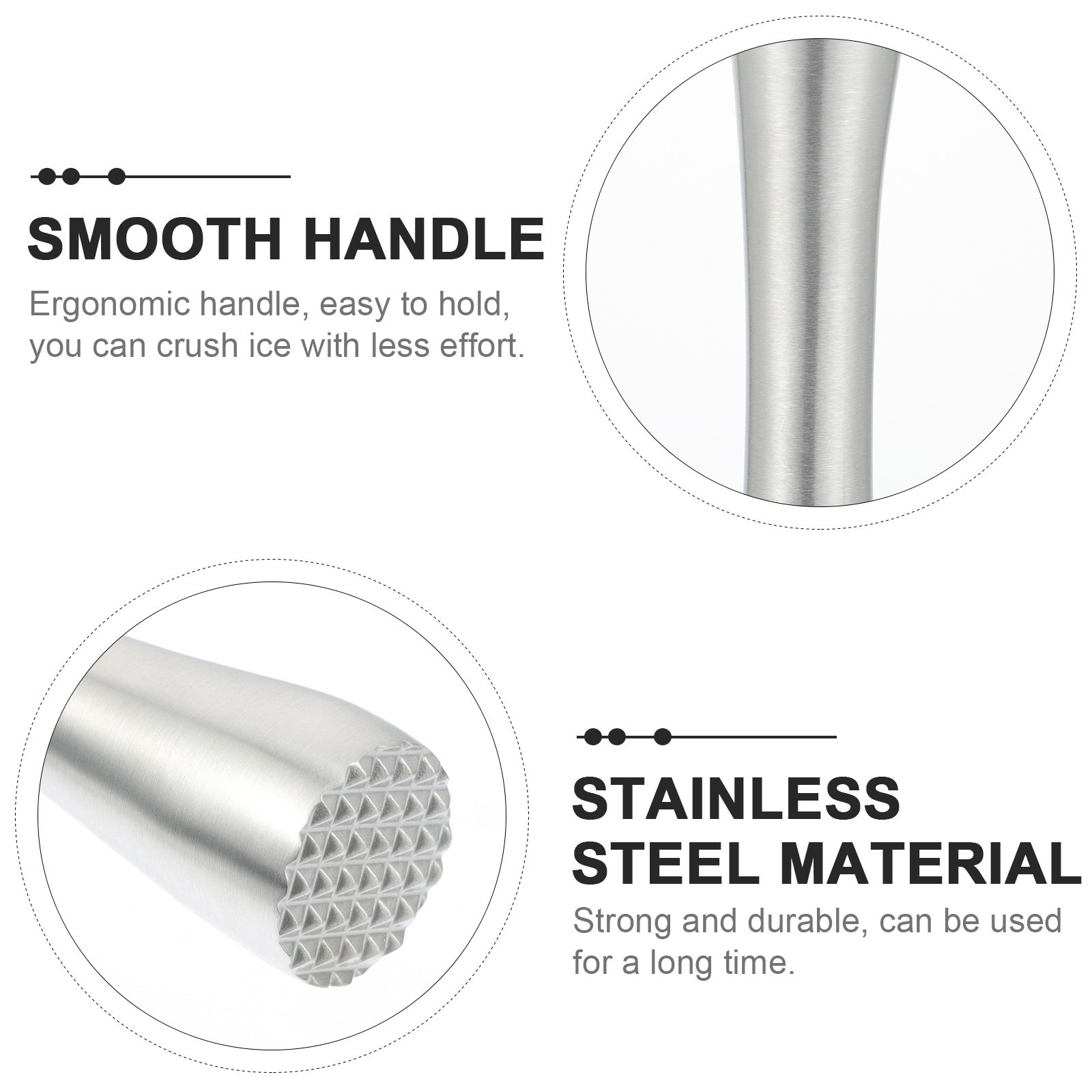 Molinillo de Hielo Profesional - Muddler Cocktail Bar reseña y precio