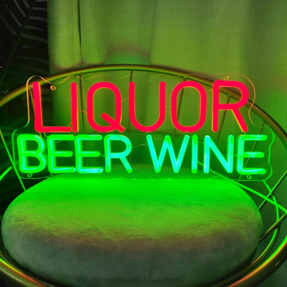 Letrero LED de Neón para Licor - Wine Beer Store reseña y precio