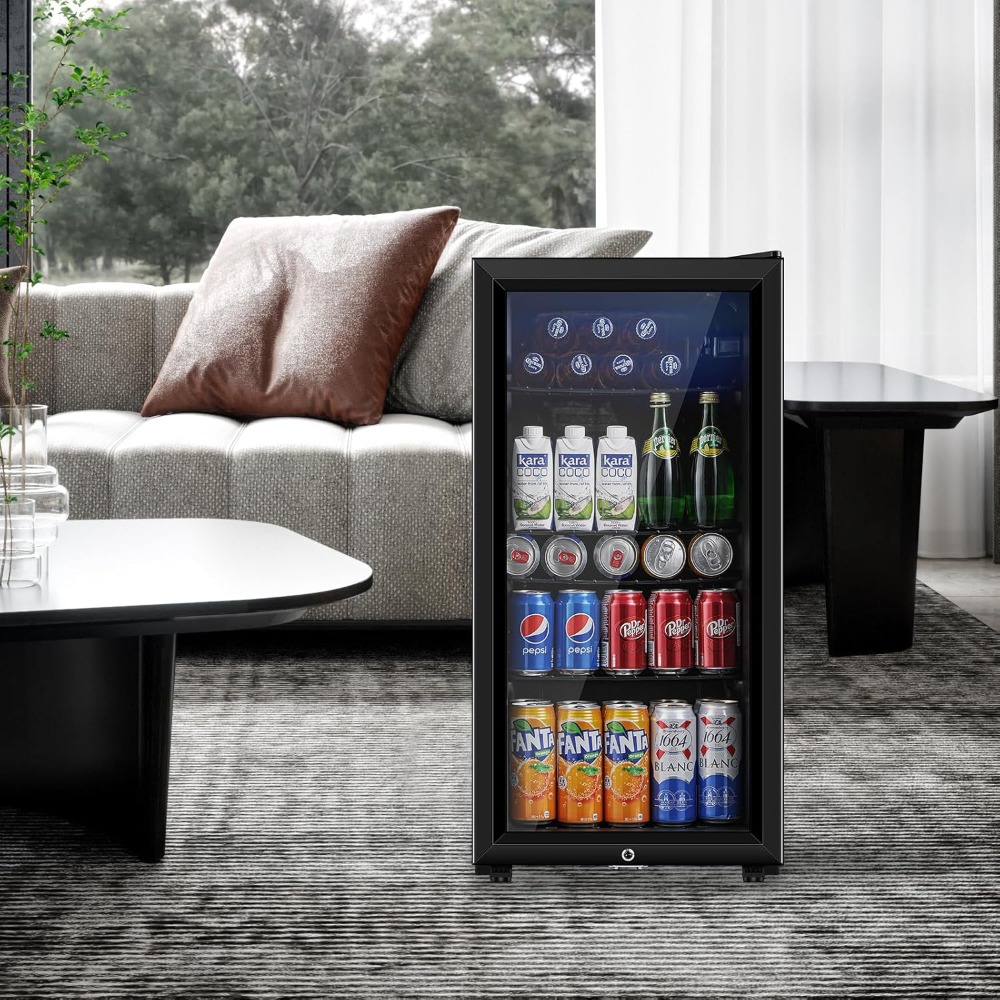 Refrigerador de bebidas, minir - Wine Beer Fridge reseña y precio